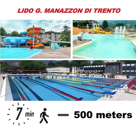Al Ponte Adiacente Al Parco, Vicino All'ospedale E Centro ترينتو